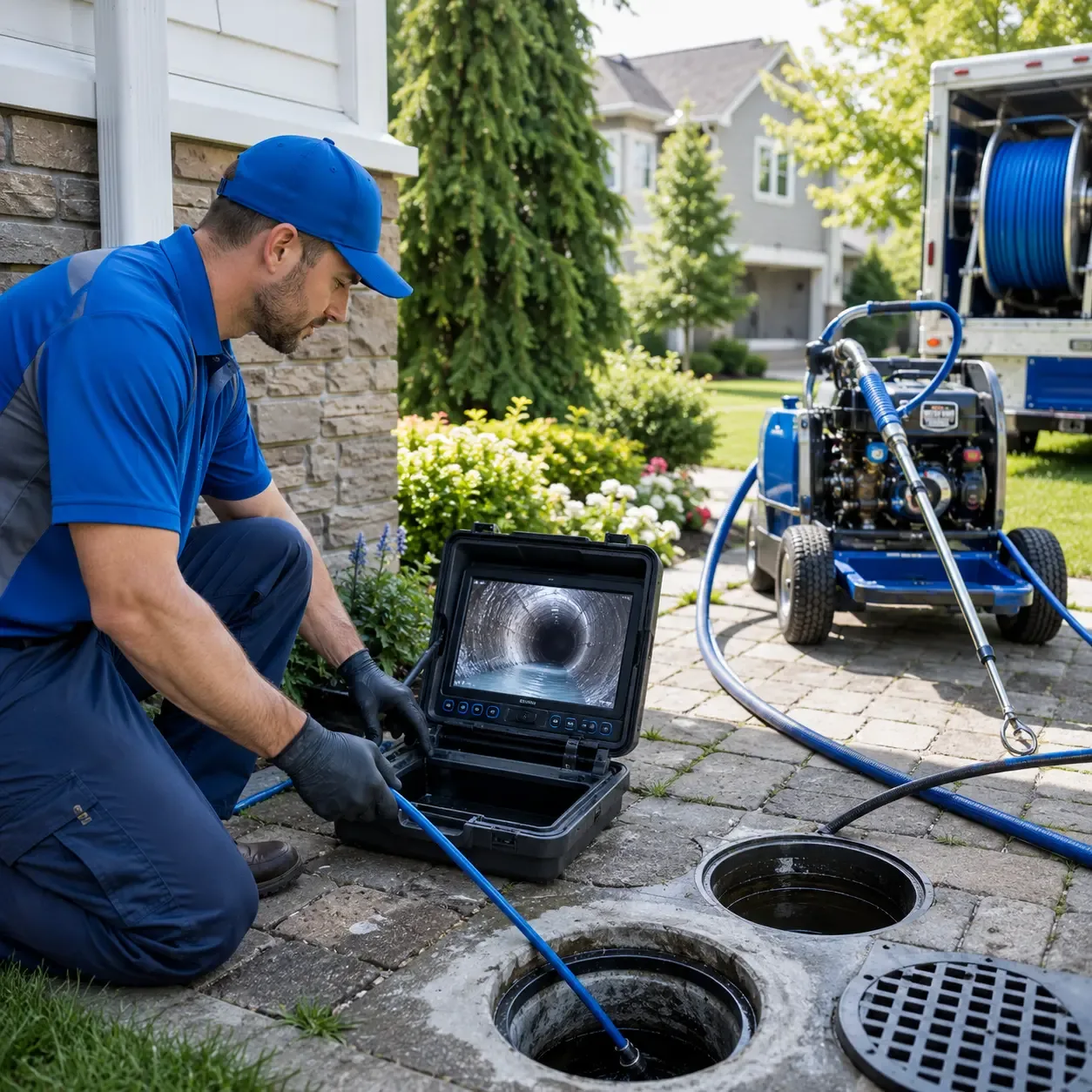 Outdoor drain cleaning professionals serving Outing, MN